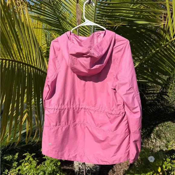 Lululemon Pink Hooded Anorak Jacket Size 2 - Picture 2 of 8